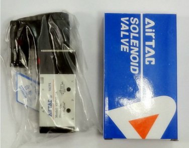 5 Way 2 Position Airtac Electric Solenoid Valve 4V210-08 DC 24V DC12V AC110V AC220V ,1.4" Port Size