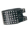 Black Studded Ankle Cuffs