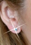 Stud Earrings - AB -