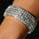 Open Cuff - 5 Line Crystal Bracelet