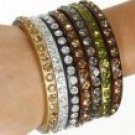 Stone Bangle with Acrylic Background