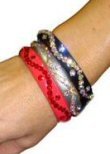 Acrylic Bangle with Swirly Design - Each Piece