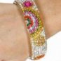 Rhinestone Multicolored Bangle - Each Bangle