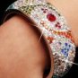 Multicolored Bangle with Stones - Each Bangle