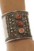 Cuff Studded with Stone - Each Piece