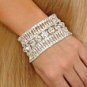 Rhinestone Stretchy Bracelet with large stones - Each Bracelet