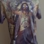 Minute Mirth 60s Saint Tattoo Men T-shirt White M L
