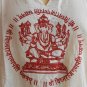 Ganesh Ganesha Om Men's T Shirt Hindu India White L #Gr07 Thin Cotton