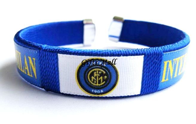 Inter Milan FC Club Football Sport Adjustable Bangle Bracelet New