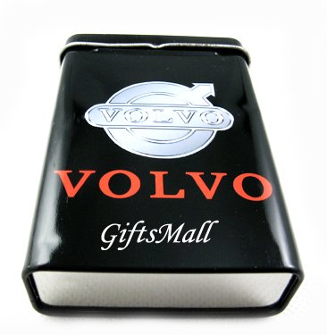 Metal Smoker Cigarette Case Box Holder Volvo