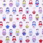 Matryoshka in white//cotton//canvas