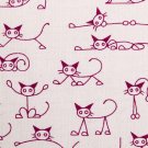 110cmx90cm//cute cats//Pink