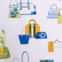 Cut Bags-blue//cotton//oxford