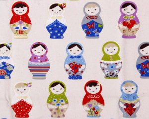 Matryoshka in Natural//cotton//canvas