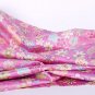 Flowers in pink//cotton//twill//