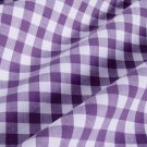 chic purple check//cotton
