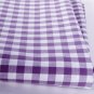 chic purple check//cotton