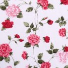 Kawaii flower//oxford//red//cotton