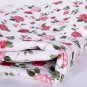 Kawaii flower//oxford//red//cotton
