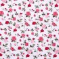 Kawaii flower//oxford//red//cotton
