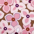 Cute flower//brown//cotton//oxford