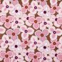Cute flower//brown//cotton//oxford