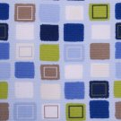 Cute square//blue//cotton//oxford