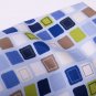 Cute square//blue//cotton//oxford