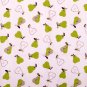 Kawaii apples oxford 20s//natural green//cotton
