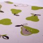 Kawaii apples oxford 20s//natural green//cotton