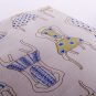 kawaii chair//blue//oxford