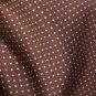 mini dots//linens//brown