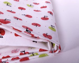 Beautiful apples oxford 20s//red//cotton