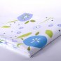 Circular flower oxford 20s//blue//cotton