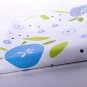 Circular flower oxford 20s//blue//cotton