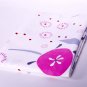 Circular flower oxford 20s//pink//cotton