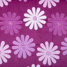 Floral dark pink//cotton//satin