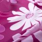 Floral dark pink//cotton//satin