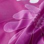 Floral dark pink//cotton//satin
