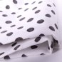 Kawaii dots//cotton//slub//black