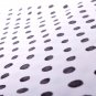 Kawaii dots//cotton//slub//black