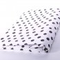 Kawaii dots//cotton//slub//black
