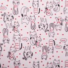 110cmx90cm//cute cats//pink