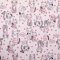 110cmx90cm//cute cats//pink