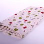 Checks and dots in apples oxford 20s//natural red and green//cotton