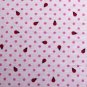 Dots and goldbugs//linens//pink