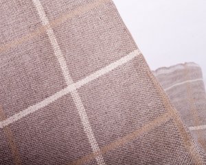 Graceful checks linen//linens//wide width