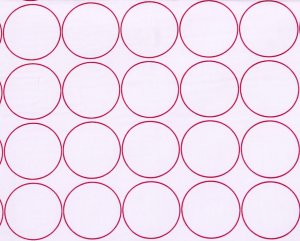 Rind dot//cotton//red