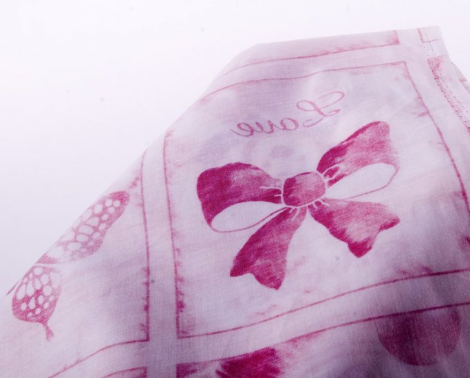 antique stamp style//pink//1yard