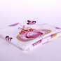 dezzle, white pink//cotton//2 yards